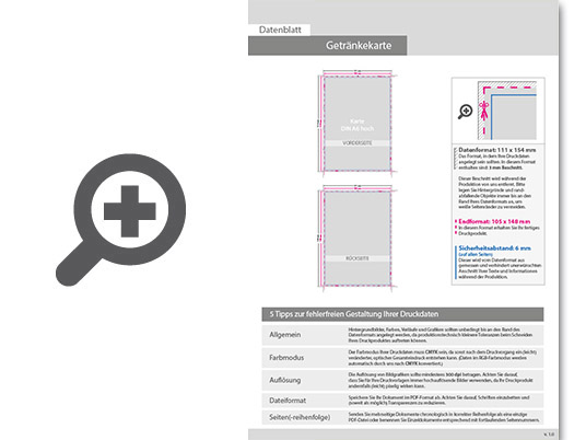 Product Bild getr__nkekarte_din_a6_(10_5_cm_x_14_8_cm)__beidseitig_bedruckt