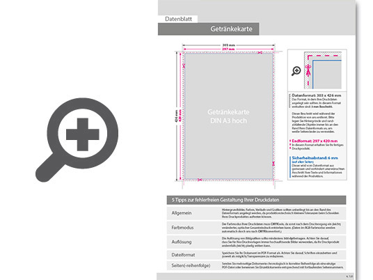 Product Bild getr__nkekarte_mit_metall-spiralbindung__endformat_din_a3__36-seitig