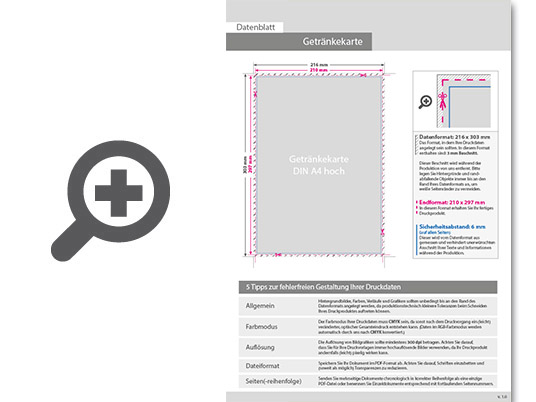 Product Bild getr__nkekarte_mit_metall-spiralbindung__endformat_din_a4__8-seitig